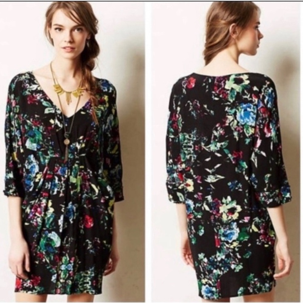 Anthropologie Maeve Petal Palette Dress